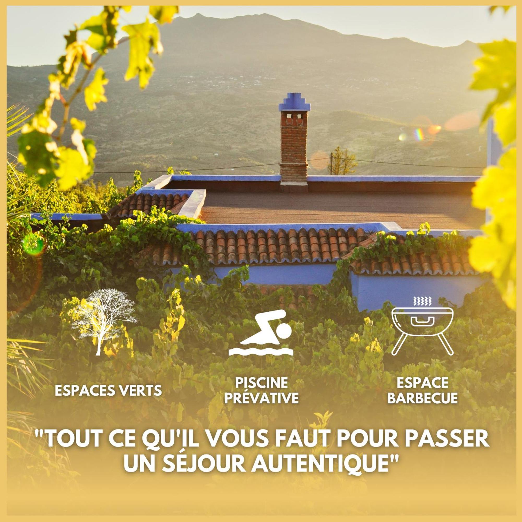 Villa Authentique Avec Vue Panoramique A 3 Km De Chefchaouen Exteriör bild